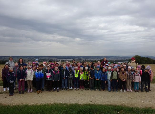 Gruppenfoto GS Teisbach beim Wandertag