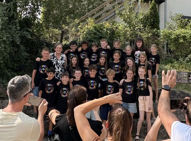 Gruppenbild der Viertklässler